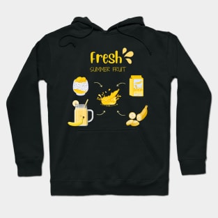 Banana Fresh Summer Fruit Hoodie